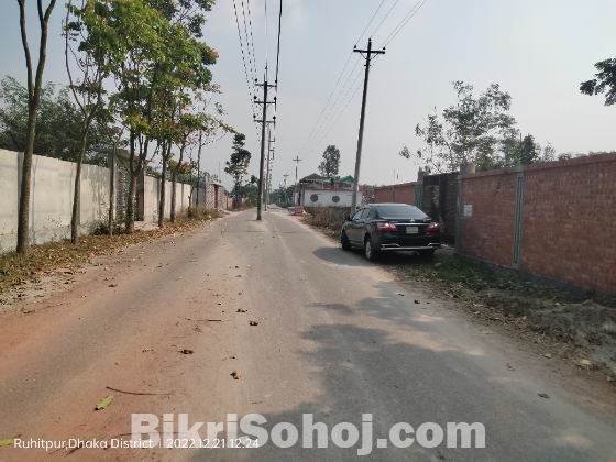 বাউন্ডারি করা প্লট কিনেই বাড়ি করুন